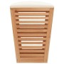 Taburete de baño madera maciza de nogal 40,5x40,5x56 cm de vidaXL, Cestas para ropa - Ref: Foro24-350352, Precio: 76,06 €, De...