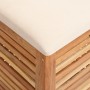 Taburete de baño madera maciza de nogal 40,5x40,5x56 cm de vidaXL, Cestas para ropa - Ref: Foro24-350352, Precio: 76,06 €, De...