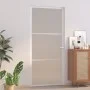 Innentür aus mattweißem Glas und Aluminium, 93 x 201,5 cm von vidaXL, Türen für zu Hause - Ref: Foro24-350578, Preis: 225,10 ...