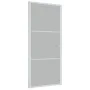 Innentür aus mattweißem Glas und Aluminium, 93 x 201,5 cm von vidaXL, Türen für zu Hause - Ref: Foro24-350578, Preis: 225,10 ...
