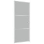 Puerta interior de vidrio y aluminio blanco mate 93x201,5 cm de vidaXL, Puertas para el hogar - Ref: Foro24-350578, Precio: 2...