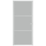 Puerta interior de vidrio y aluminio blanco mate 93x201,5 cm de vidaXL, Puertas para el hogar - Ref: Foro24-350578, Precio: 2...