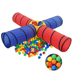 Túnel de juegos para niños con 250 bolas multicolor de vidaXL, Tiendas y túneles de juego - Ref: Foro24-3107709, Precio: 74,5...