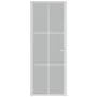 Innentür aus mattweißem Glas und Aluminium, 76 x 201,5 cm von vidaXL, Türen für zu Hause - Ref: Foro24-350580, Preis: 200,76 ...