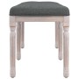 Banco de tela gris oscuro 110x40x49 cm de vidaXL, Bancos - Ref: Foro24-344451, Precio: 75,98 €, Descuento: %