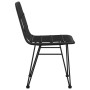 Sillas de jardín 2 unidades ratán sintético negro 48x62x84 cm de vidaXL, Sillas de jardín - Ref: Foro24-319429, Precio: 137,6...