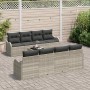 Conjunto de sofá de jardín 9 pcs Gris Claro y Gris Oscuro en Sofás de exterior | Comprar online en Foru.es