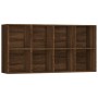 Estantería/Aparador contrachapada marrón roble 66x30x130 cm de vidaXL, Librerías y estanterías - Ref: Foro24-815251, Precio: ...