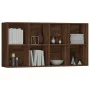 Estantería/Aparador contrachapada marrón roble 66x30x130 cm de vidaXL, Librerías y estanterías - Ref: Foro24-815251, Precio: ...