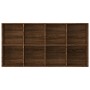 Estantería/Aparador contrachapada marrón roble 66x30x130 cm de vidaXL, Librerías y estanterías - Ref: Foro24-815251, Precio: ...