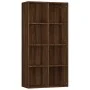 Estantería/Aparador contrachapada marrón roble 66x30x130 cm de vidaXL, Librerías y estanterías - Ref: Foro24-815251, Precio: ...