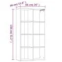 Estantería/Aparador contrachapada marrón roble 66x30x130 cm de vidaXL, Librerías y estanterías - Ref: Foro24-815251, Precio: ...