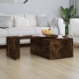 Mesa de centro madera contrachapada roble ahumado 150x50x35 cm de vidaXL, Mesas de centro - Ref: Foro24-815468, Precio: 68,93...