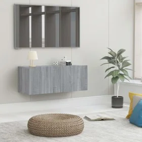 Mueble para TV madera de ingeniería gris Sonoma 80x30x30 cm de vidaXL, Muebles TV - Ref: Foro24-815505, Precio: 38,67 €, Desc...