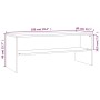 Mueble de TV madera contrachapada roble ahumado 100x40x40 cm de vidaXL, Muebles TV - Ref: Foro24-815231, Precio: 51,74 €, Des...