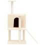 Rascador para gatos con postes de sisal crema 109 cm de vidaXL, Mobiliario para gatos - Ref: Foro24-171669, Precio: 41,42 €, ...