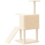 Rascador para gatos con postes de sisal crema 109 cm de vidaXL, Mobiliario para gatos - Ref: Foro24-171669, Precio: 41,42 €, ...