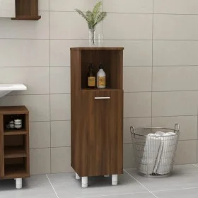 Armario de baño madera contrachapada roble marrón 30x30x95 cm de vidaXL, Muebles de baño - Ref: Foro24-815608, Precio: 52,82 ...