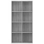Estantería/Aparador madera contrachapada gris 66x30x130 cm de vidaXL, Librerías y estanterías - Ref: Foro24-815250, Precio: 8...