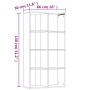 Estantería/Aparador madera contrachapada gris 66x30x130 cm de vidaXL, Librerías y estanterías - Ref: Foro24-815250, Precio: 8...