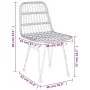 Garden chairs 2 units synthetic rattan 48x62x84 cm by vidaXL, Garden chairs - Ref: Foro24-319428, Price: 146,75 €, Discount: %