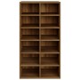 Mueble zapatero madera contrachapada marrón roble 54x34x100,5cm de vidaXL, Zapateros y organizadores de calzado - Ref: Foro24...