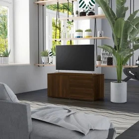 TV-Schrank aus braunem Eichensperrholz, 80 x 34 x 36 cm von vidaXL, TV-Möbel - Ref: Foro24-815497, Preis: 50,18 €, Rabatt: %