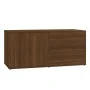 TV-Schrank aus braunem Eichensperrholz, 80 x 34 x 36 cm von vidaXL, TV-Möbel - Ref: Foro24-815497, Preis: 50,18 €, Rabatt: %