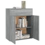 Aparador de madera contrachapada gris Sonoma 60x30x75 cm de vidaXL, Aparadores - Ref: Foro24-815376, Precio: 71,24 €, Descuen...
