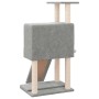 Rascador para gatos con postes de sisal gris claro 96 cm de vidaXL, Mobiliario para gatos - Ref: Foro24-171646, Precio: 37,24...