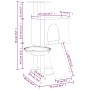 Rascador para gatos con postes de sisal gris claro 96 cm de vidaXL, Mobiliario para gatos - Ref: Foro24-171646, Precio: 37,24...