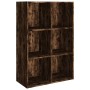 Estantería/Aparador contrachapada roble ahumado 66x30x98 cm de vidaXL, Librerías y estanterías - Ref: Foro24-815294, Precio: ...