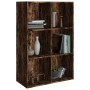 Estantería/Aparador contrachapada roble ahumado 66x30x98 cm de vidaXL, Librerías y estanterías - Ref: Foro24-815294, Precio: ...
