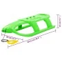 Trineo para niños polipropileno verde 102,5x40x23 cm de vidaXL, Trineos - Ref: Foro24-93720, Precio: 52,67 €, Descuento: %