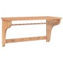 Toallero de madera maciza nogal 60x30x35 cm de vidaXL, Toalleros - Ref: Foro24-350372, Precio: 40,04 €, Descuento: %