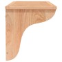 Toallero de madera maciza nogal 60x30x35 cm de vidaXL, Toalleros - Ref: Foro24-350372, Precio: 40,04 €, Descuento: %