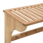 Toallero de madera maciza nogal 60x30x35 cm de vidaXL, Toalleros - Ref: Foro24-350372, Precio: 40,04 €, Descuento: %