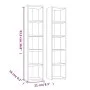 CD-Regal 2 Stück Holz Grau Sonoma 21x16x93,5 cm von vidaXL, CD- und DVD-Speicher - Ref: Foro24-815319, Preis: 45,24 €, Rabatt: %