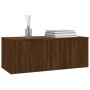Mueble TV madera contrachapada color marrón roble 80x34x30 cm de vidaXL, Muebles TV - Ref: Foro24-815500, Precio: 69,01 €, De...