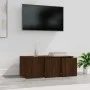 Mueble TV madera contrachapada color marrón roble 80x34x30 cm de vidaXL, Muebles TV - Ref: Foro24-815500, Precio: 67,80 €, De...