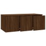 Mueble TV madera contrachapada color marrón roble 80x34x30 cm de vidaXL, Muebles TV - Ref: Foro24-815500, Precio: 69,01 €, De...