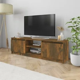 TV-Schrank aus geräuchertem Eichensperrholz, 120 x 30 x 35,5 cm von vidaXL, TV-Möbel - Ref: Foro24-815339, Preis: 67,18 €, Ra...
