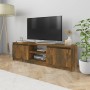 Mueble para TV madera contrachapada roble ahumado 120x30x35,5cm de vidaXL, Muebles TV - Ref: Foro24-815339, Precio: 68,67 €, ...