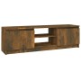 Mueble para TV madera contrachapada roble ahumado 120x30x35,5cm de vidaXL, Muebles TV - Ref: Foro24-815339, Precio: 68,67 €, ...