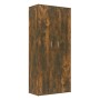 Mueble zapatero madera contrachapada roble ahumado 80x39x178 cm de vidaXL, Zapateros y organizadores de calzado - Ref: Foro24...