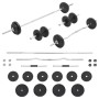 Juego de barras y pesas 30 kg de vidaXL, Peso libre - Ref: Foro24-93588, Precio: 149,75 €, Descuento: %