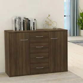 Sideboard aus braunem Eichensperrholz 88x30x65 cm von vidaXL, Sideboards - Ref: Foro24-815371, Preis: 99,41 €, Rabatt: %