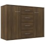 Aparador madera contrachapada roble marrón 88x30x65 cm de vidaXL, Aparadores - Ref: Foro24-815371, Precio: 101,06 €, Descuent...