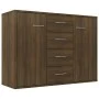 Sideboard aus braunem Eichensperrholz 88x30x65 cm von vidaXL, Sideboards - Ref: Foro24-815371, Preis: 99,41 €, Rabatt: %