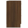 Mueble de lavabo madera contrachapada marrón roble 63x30x54 cm de vidaXL, Muebles de baño - Ref: Foro24-815632, Precio: 64,14...